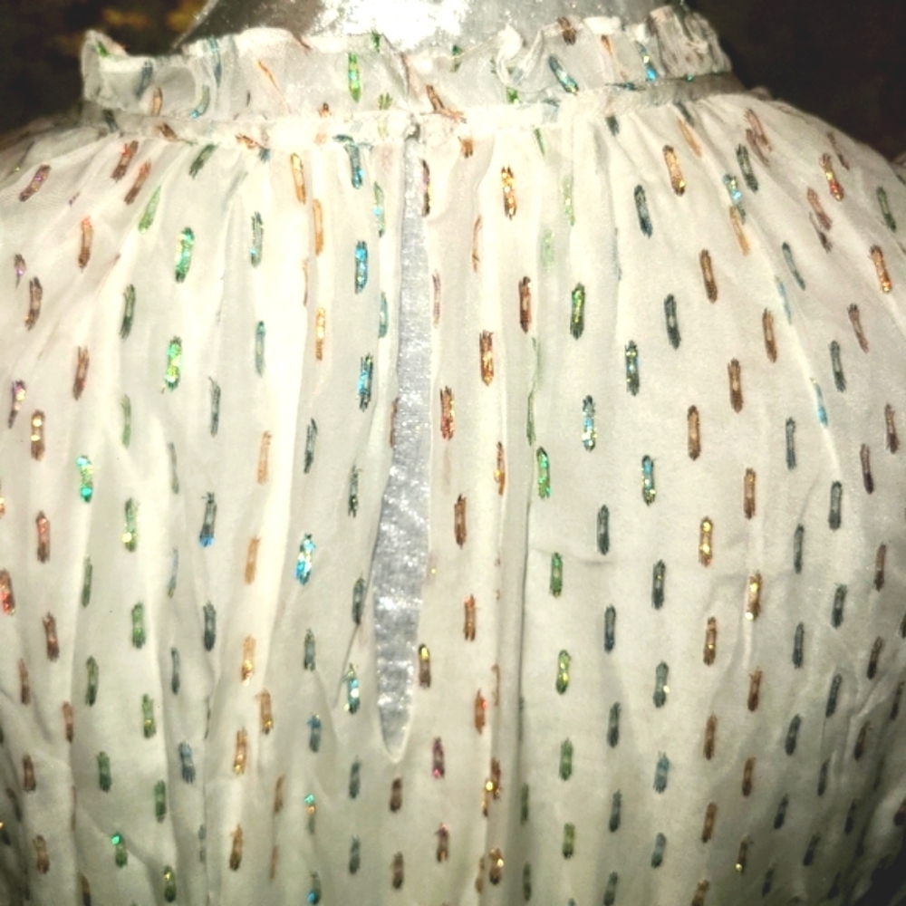 Shoshanna Payton Midi White Ruffled Tiered Sundress - Picture 8 of 12